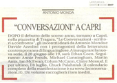 "Conversazioni" a Capri